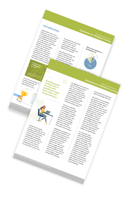 Not Playing Around – Gamification for Workplace Learning