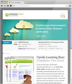 Upside Learning’s Corporate Newsletter Gets A New Makeover On Its 2nd Anniversary