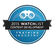 Featured in Training Industry’s 2015 Content Development Companies Watch List