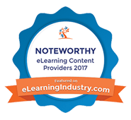Featured in Top 10 Noteworthy eLearning Content Development Companies for 2017