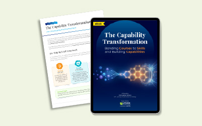 The Capability Transformation Bonding Courses to Skills and Building Capabilities