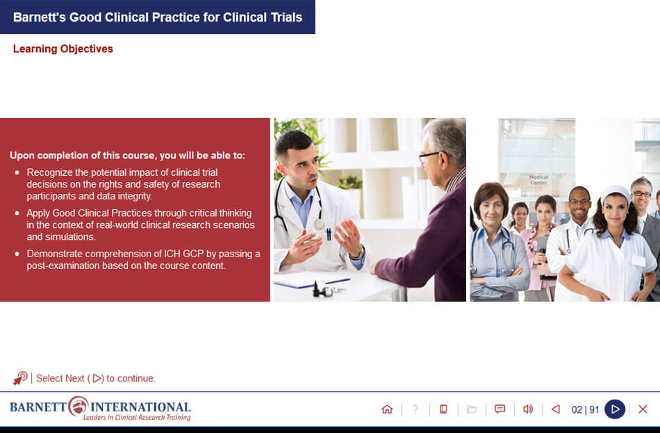 Barnett – GCP course