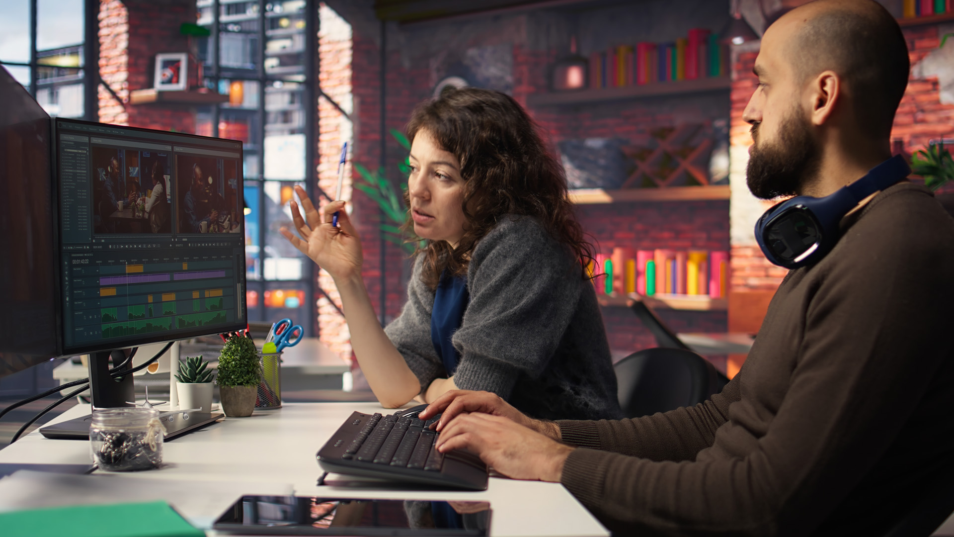 Creative video production studio