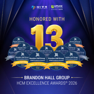 Upside Learning Wins 13 Brandon Hall Group™ HCM Excellence Awards® 2026
